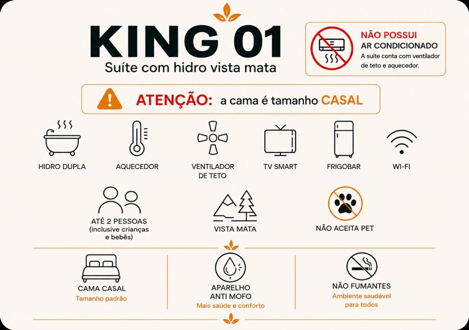 Suíte com Banheira de Hidromassagem